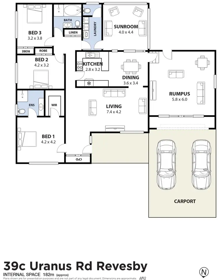 Floorplan of Homely house listing, 39C Uranus Road, Padstow NSW 2211