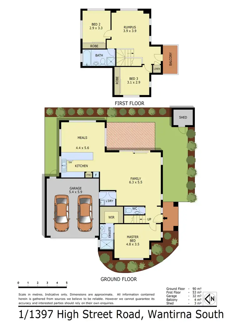 Floorplan of Homely house listing, 1/1397 High Street Road, Wantirna South VIC 3152