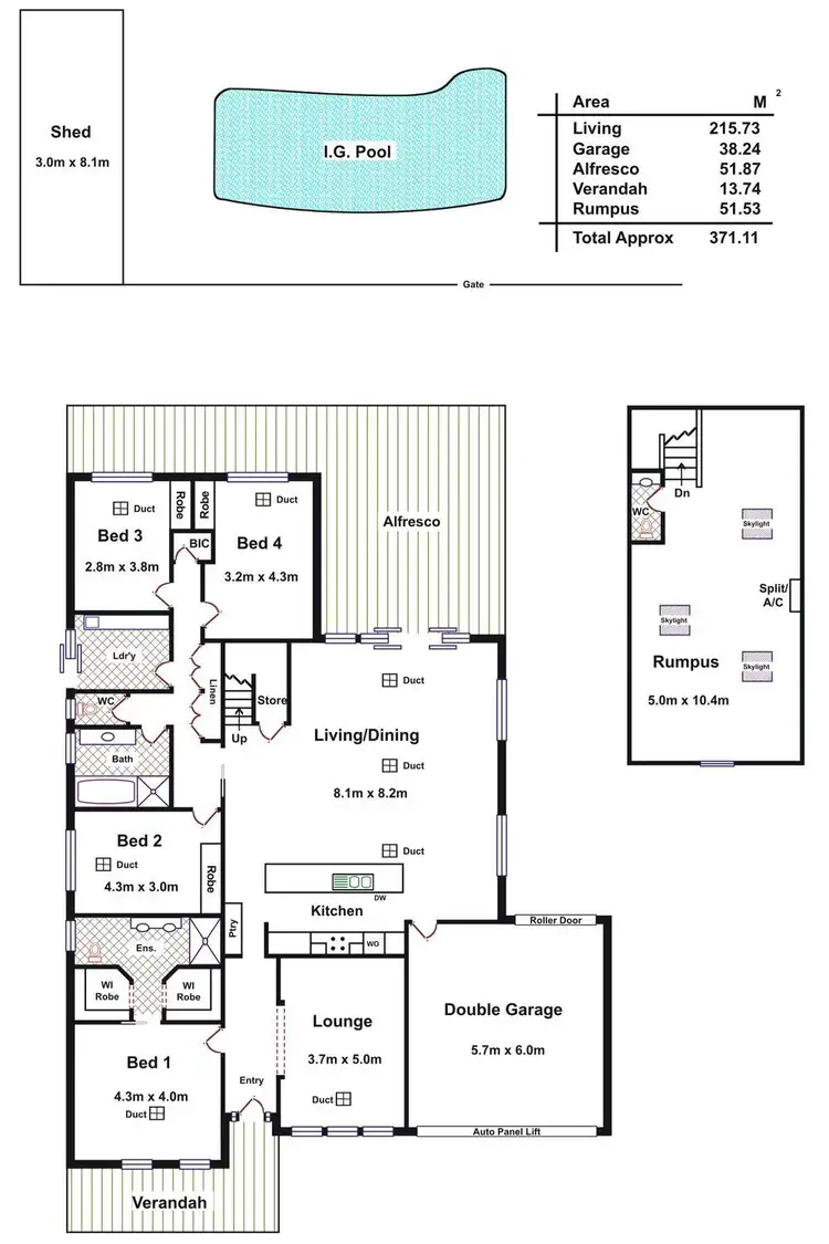 Floorplan of Homely house listing, 13 Greenknoll Avenue, Rostrevor SA 5073