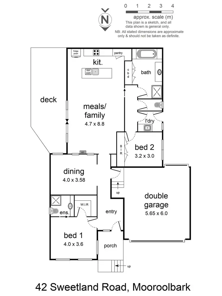 Floorplan of Homely house listing, 42 Sweetland Road, Mooroolbark VIC 3138
