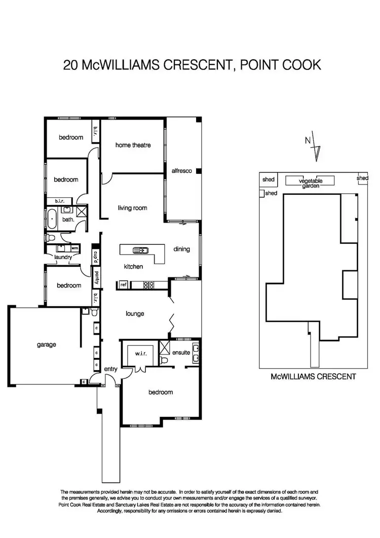 Floorplan of Homely house listing, 20 McWilliams Crescent, Point Cook VIC 3030