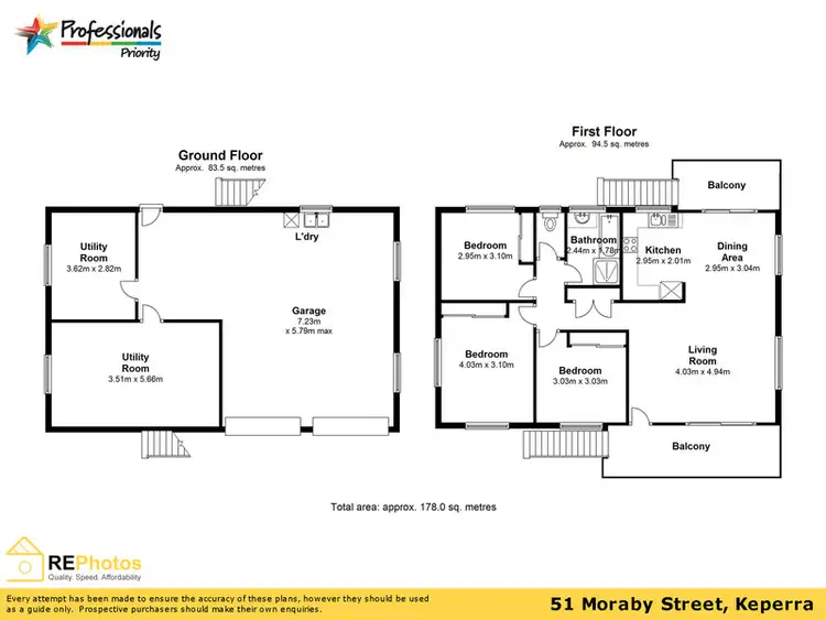 Floorplan of Homely house listing, 51 Moraby Street, Keperra QLD 4054