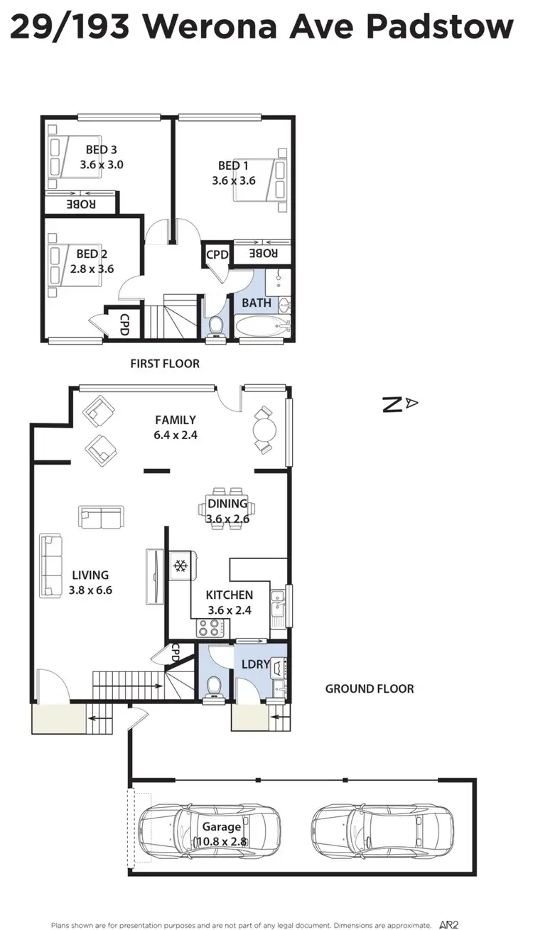 Floorplan of Homely townhouse listing, 29/16 Werona Avenue, Padstow NSW 2211