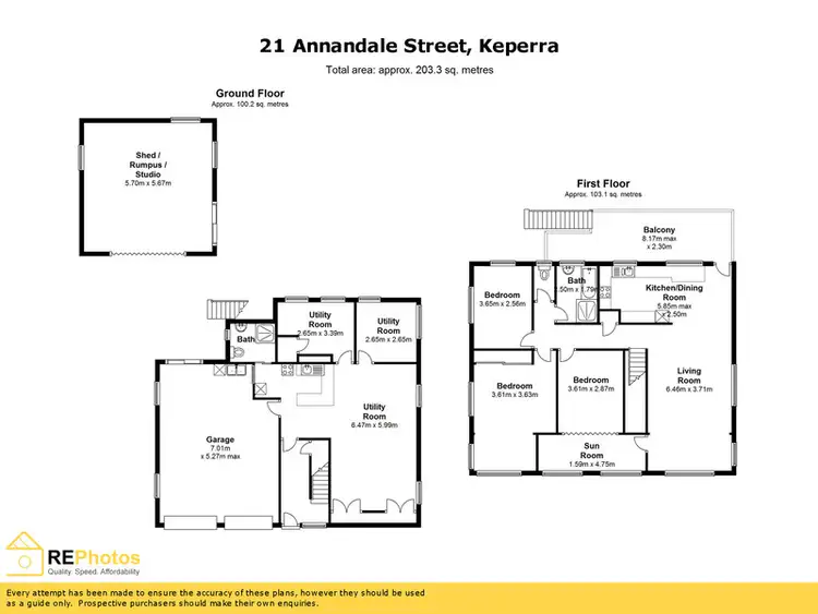 Floorplan of Homely house listing, 21 Annandale Street, Keperra QLD 4054