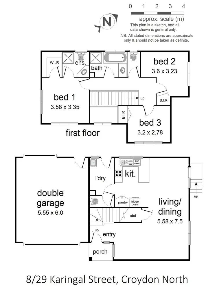 Floorplan of Homely unit listing, 8/29 Karingal Street, Croydon North VIC 3136