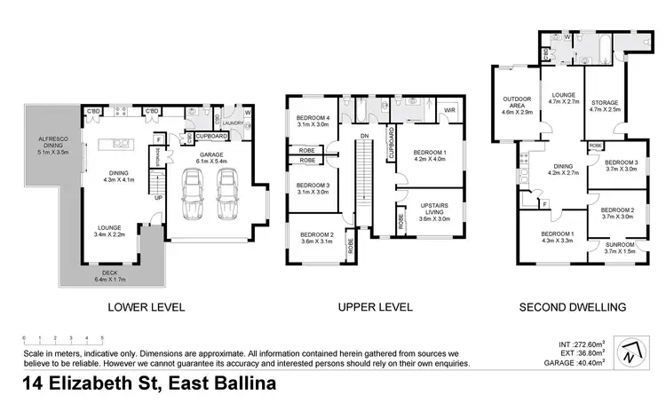 Floorplan of Homely house listing, 14 Elizabeth Street, East Ballina NSW 2478