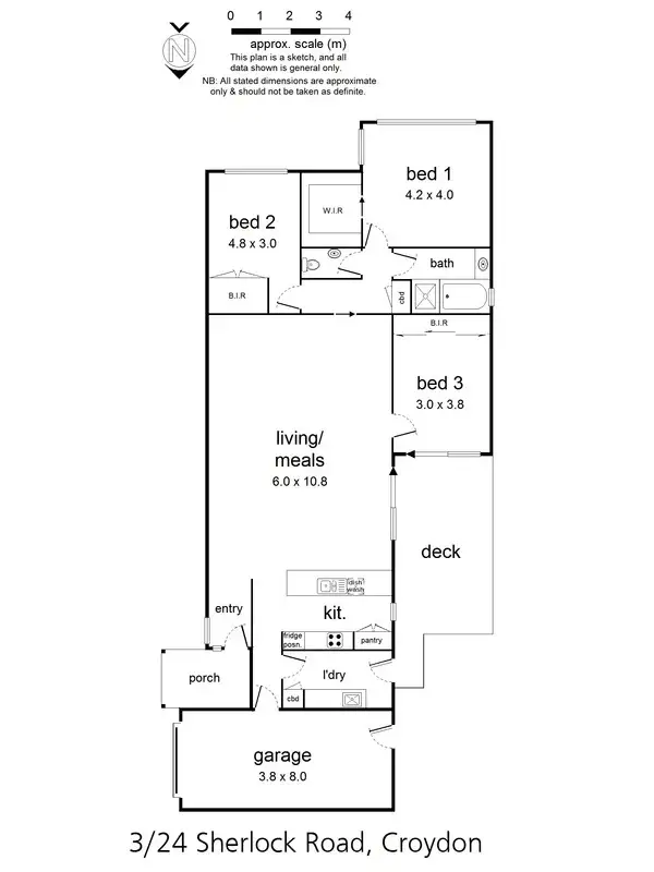Floorplan of Homely house listing, 3/24 Sherlock Road, Croydon VIC 3136