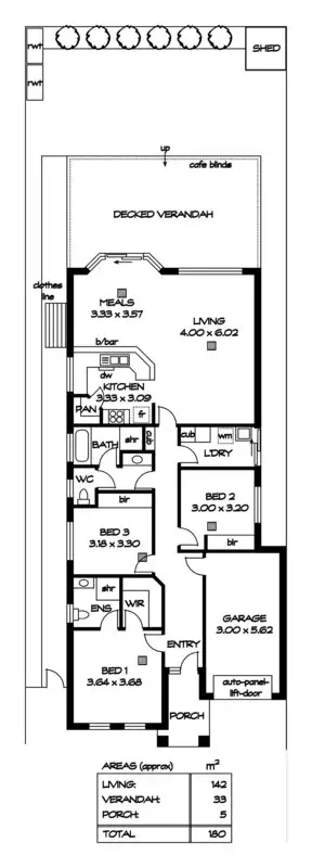 Floorplan of Homely house listing, 22b Rostrevor Avenue, Rostrevor SA 5073