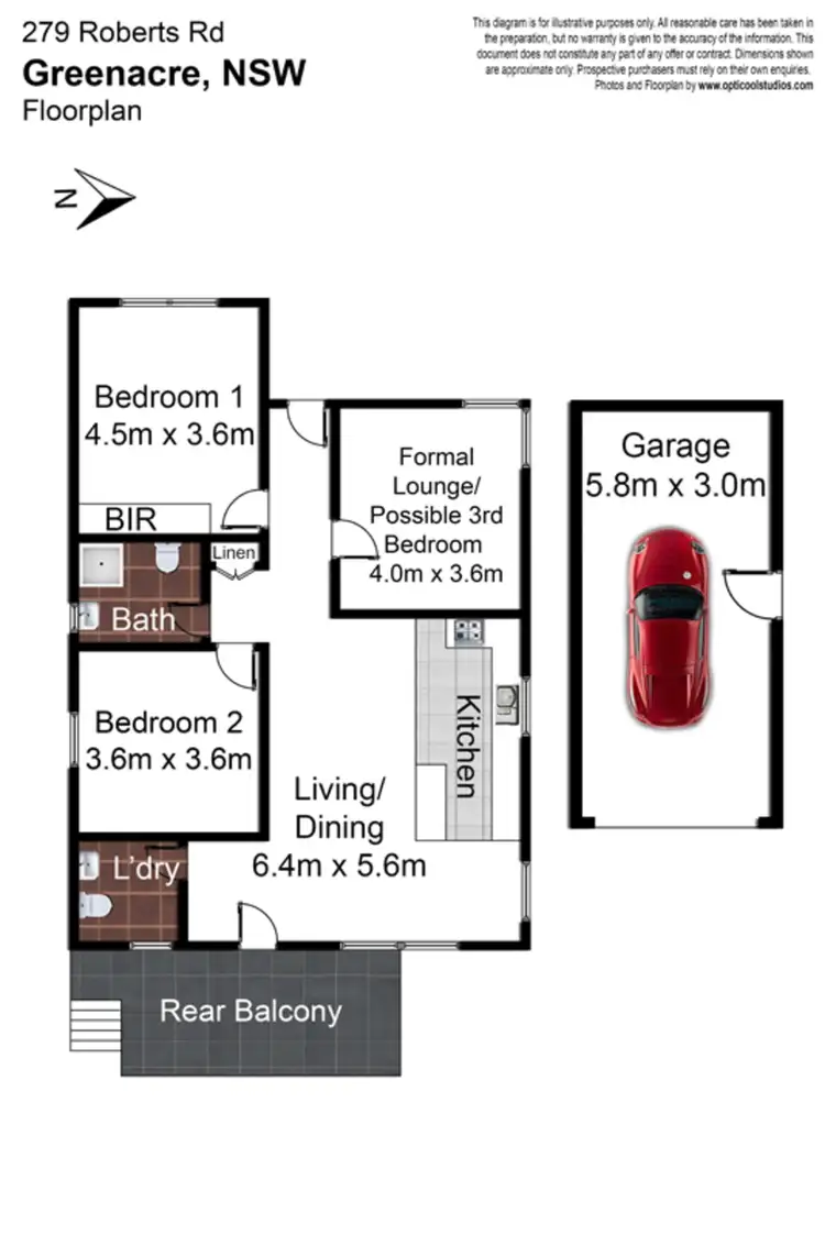Floorplan of Homely house listing, 279 Roberts Road, Greenacre NSW 2190