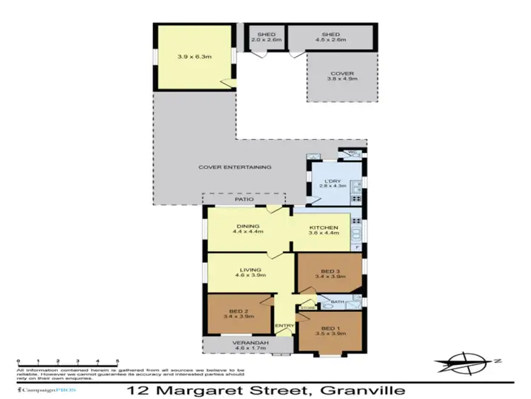 Floorplan of Homely house listing, 12 Margaret Street, Granville NSW 2142