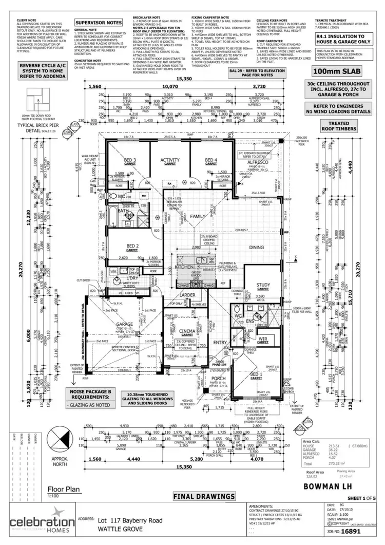 Floorplan of Homely house listing, 17 Bayberry Road, Wattle Grove WA 6107