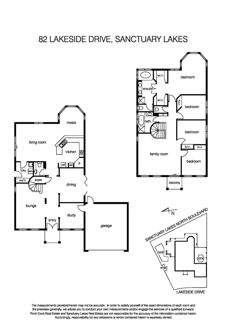Floorplan of Homely house listing, 82 Lakeside Drive, Sanctuary Lakes VIC 3030
