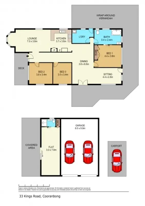 Floorplan of Homely rural property listing, 33 Kings Road, Martinsville NSW 2265