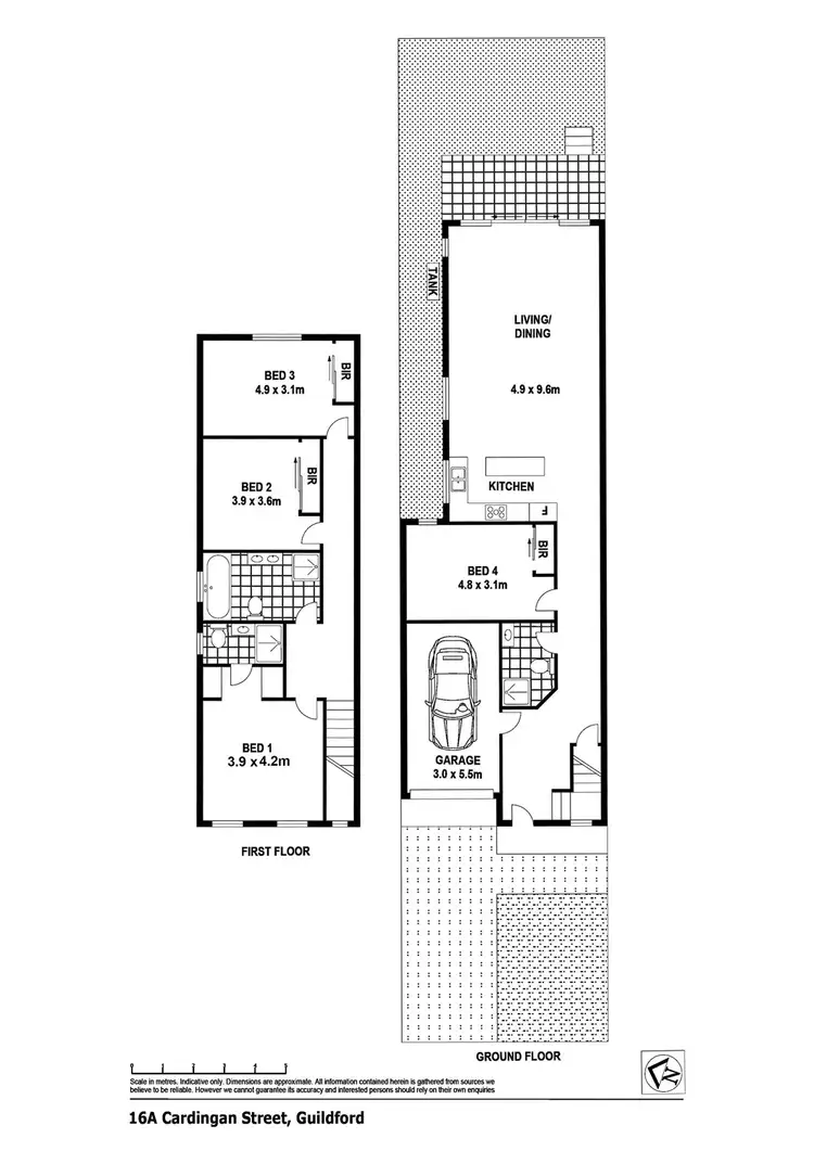 Floorplan of Homely house listing, 16A Cardigan Street, Guildford NSW 2161