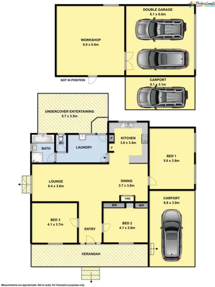 Floorplan of Homely house listing, 2 Skerry Street, Chiltern VIC 3683
