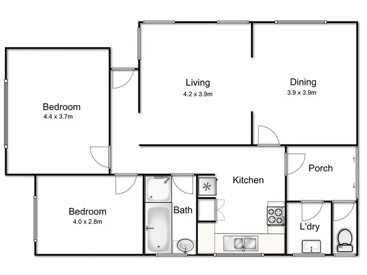 Floorplan of Homely house listing, Address available on request