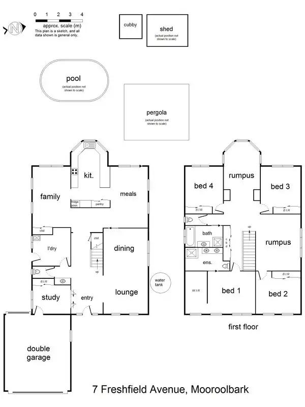 Floorplan of Homely house listing, 7 Freshfield Avenue, Mooroolbark VIC 3138
