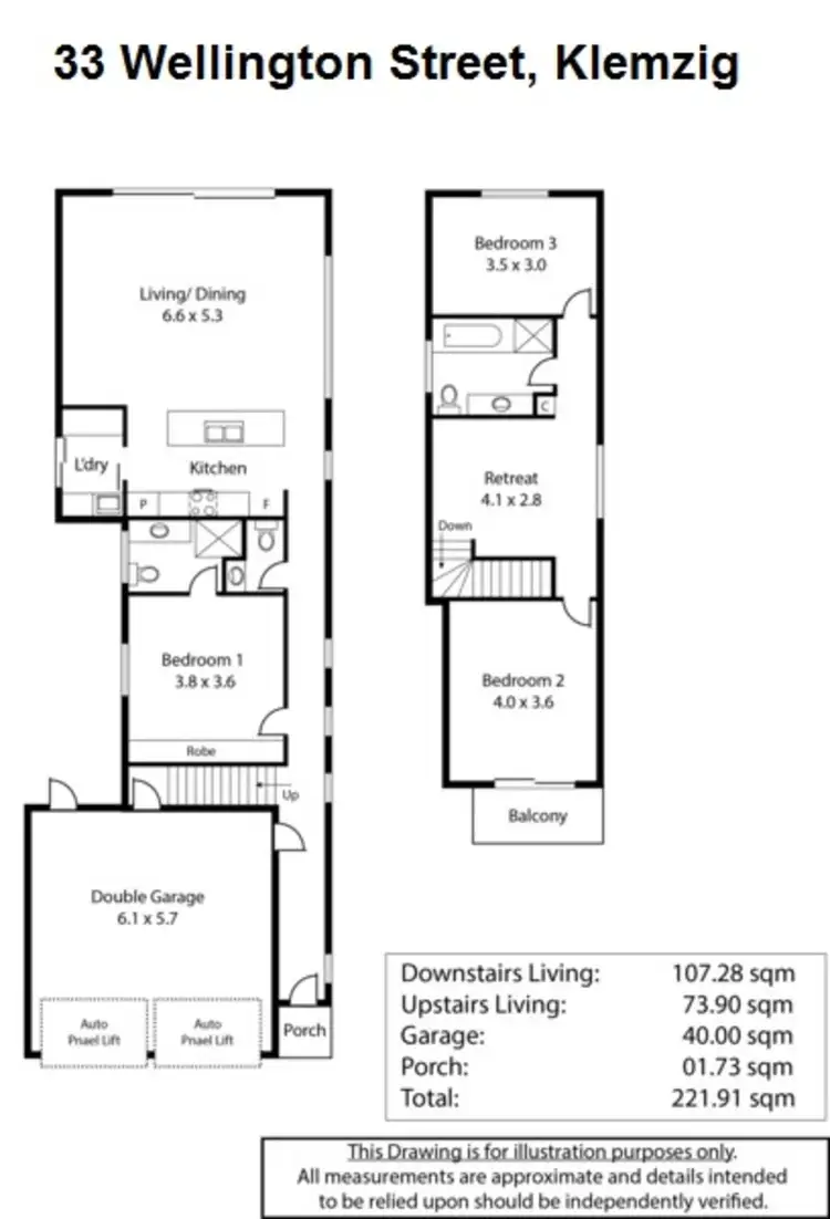 Floorplan of Homely house listing, 33 Wellington Street, Klemzig SA 5087