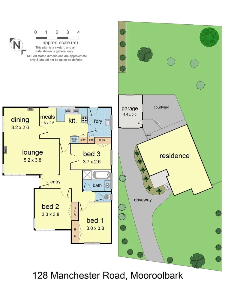 Floorplan of Homely house listing, 128 Manchester Road, Mooroolbark VIC 3138