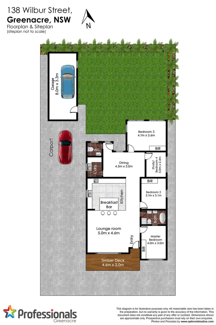 Floorplan of Homely house listing, 138 Wilbur Street, Greenacre NSW 2190