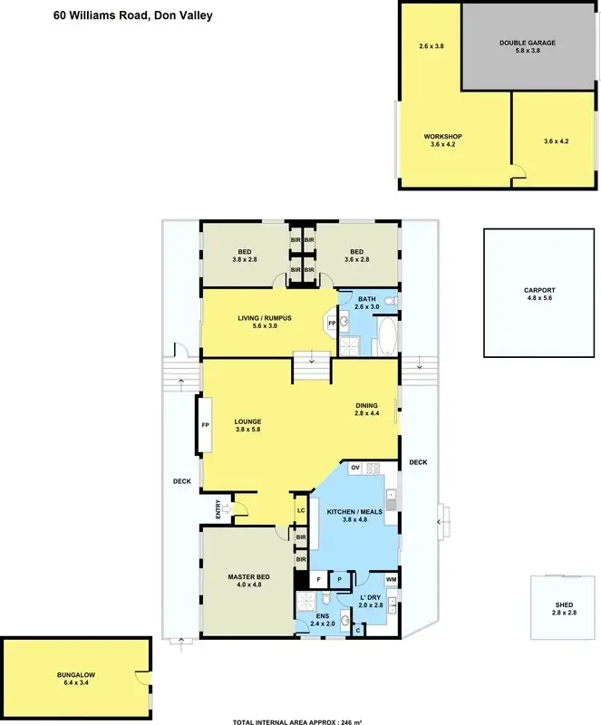 Floorplan of Homely house listing, 60 Williams Road, Don Valley VIC 3139