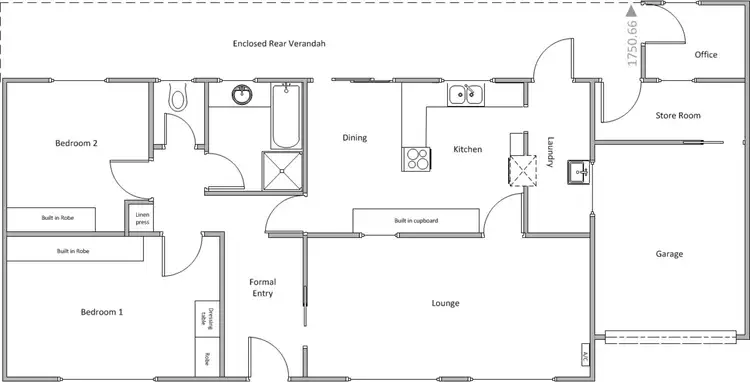 Floorplan of Homely house listing, 30 Souttar Terrace, Hardwicke Bay SA 5575