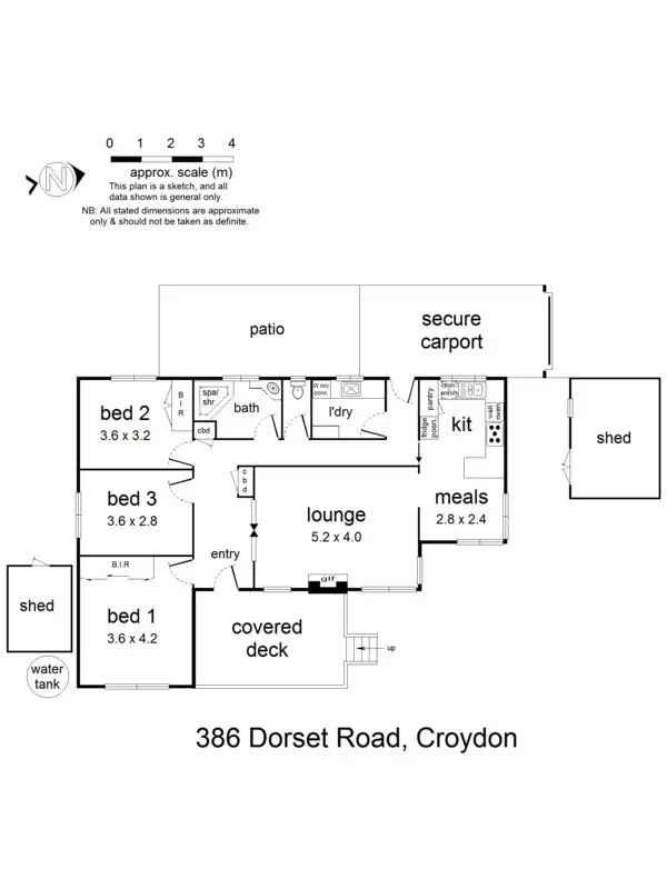 Floorplan of Homely house listing, 386 Dorset Road, Croydon VIC 3136