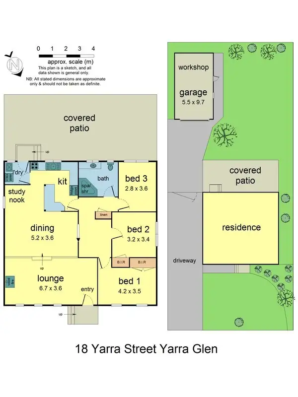 Floorplan of Homely house listing, 18 Yarra Street, Yarra Glen VIC 3775