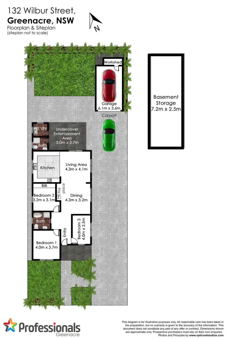 Floorplan of Homely house listing, 132 Wilbur Street, Greenacre NSW 2190