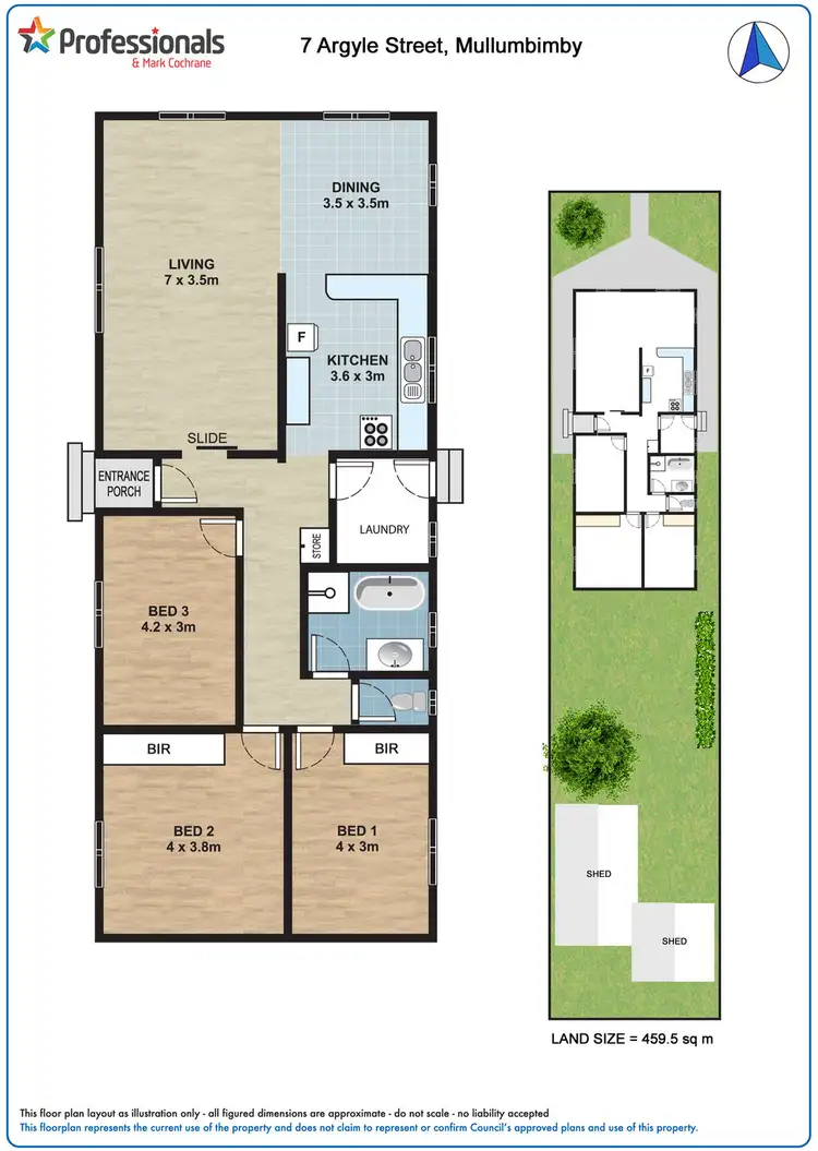 Floorplan of Homely house listing, 7 Argyle Street, Mullumbimby NSW 2482