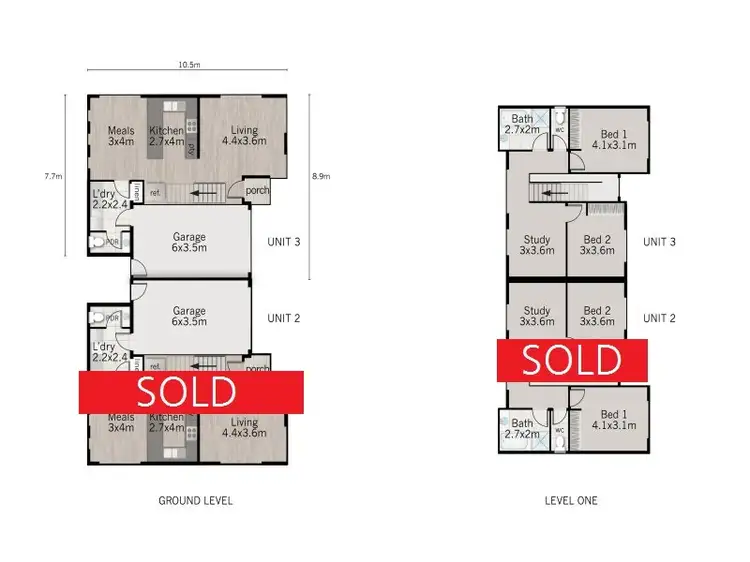 Floorplan of Homely townhouse listing, 3/19 Deschamps Street, Lilydale VIC 3140