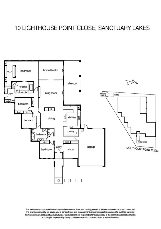 Floorplan of Homely house listing, 10 Lighthouse Point Close, Sanctuary Lakes VIC 3030