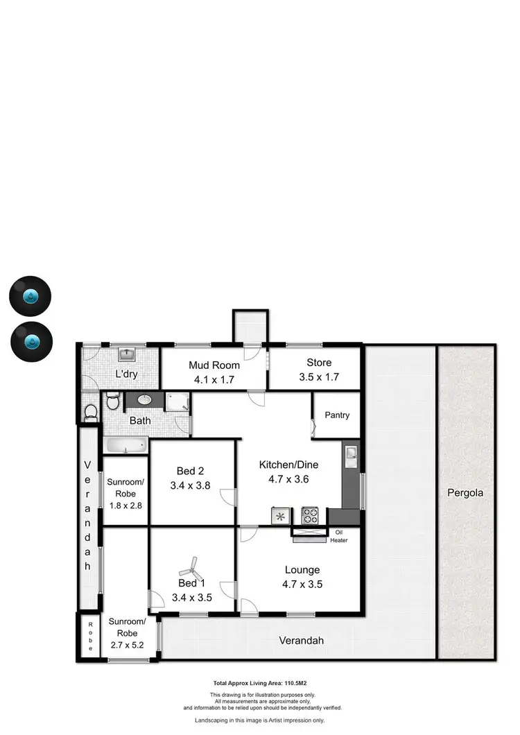 Floorplan of Homely rural property listing, 173 Proctor Road, Hope Forest SA 5172