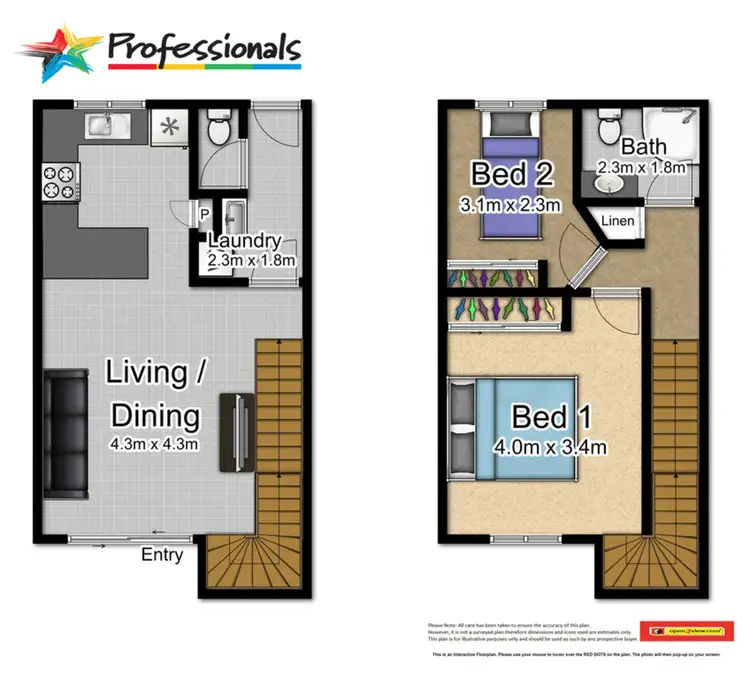 Floorplan of Homely townhouse listing, 4/5 Balaclava Road, Earlville QLD 4870