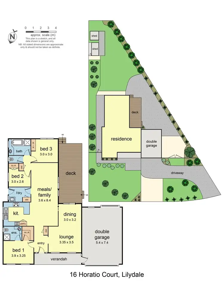 Floorplan of Homely house listing, 16 Horatio Court, Lilydale VIC 3140