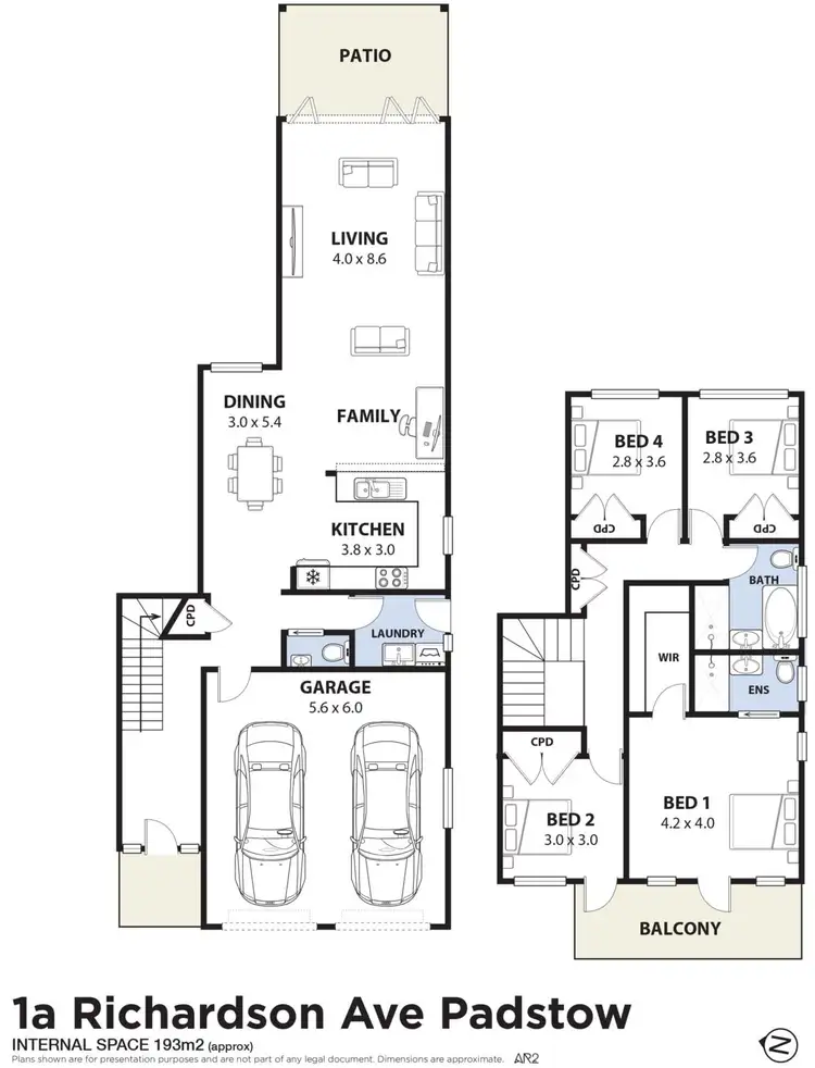 Floorplan of Homely semi-detached listing, 1A Richardson Avenue, Padstow NSW 2211
