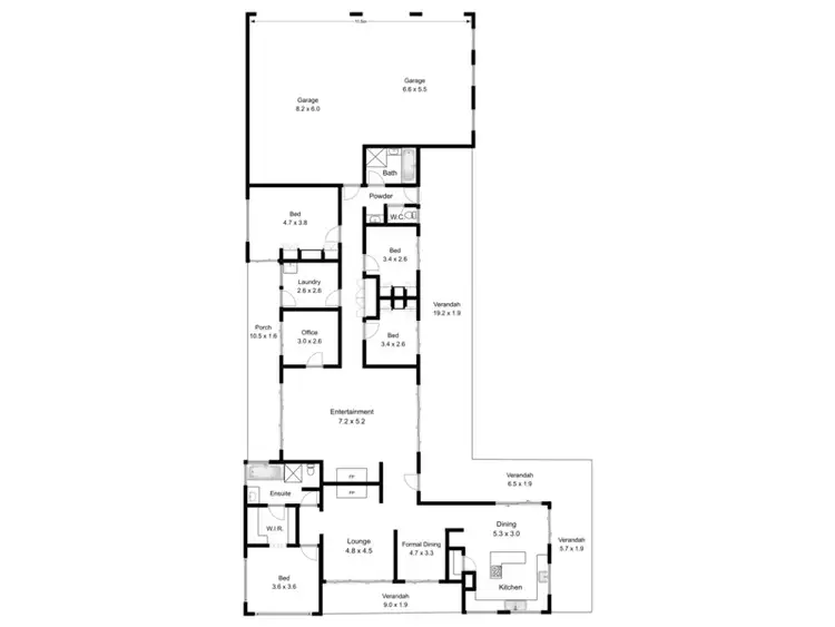 Floorplan of Homely rural property listing, 144 Leadbeatters Lane, Alstonville NSW 2477