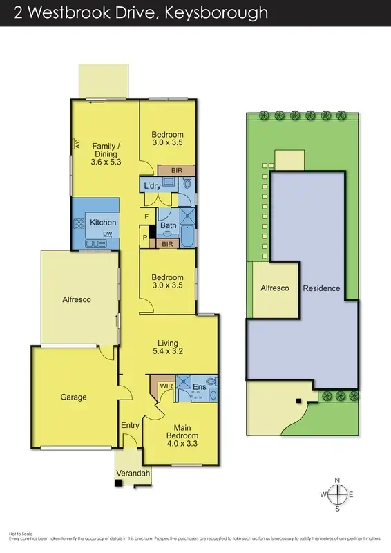 Floorplan of Homely house listing, 2 Westbrook Drive, Keysborough VIC 3173