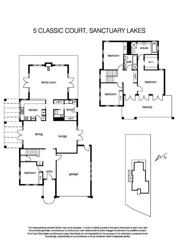 Floorplan of Homely house listing, 5 Classic Court, Sanctuary Lakes VIC 3030
