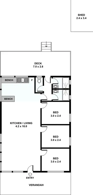 Floorplan of Homely house listing, 24 Aldam Avenue, Goolwa SA 5214