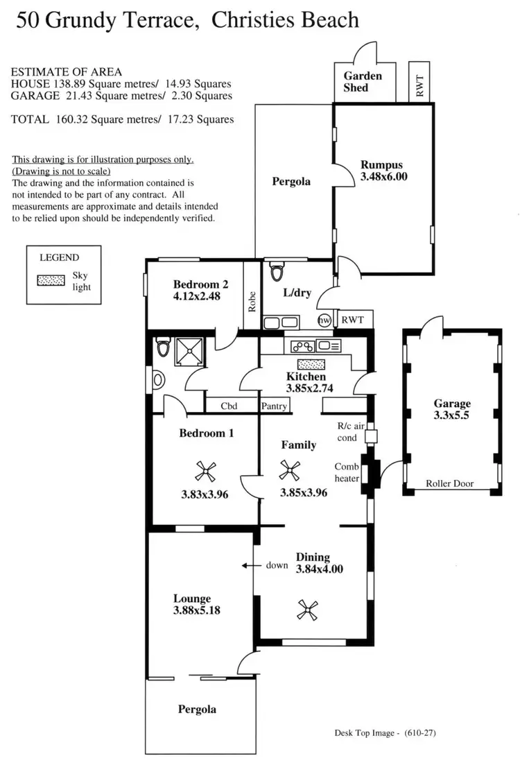 Floorplan of Homely house listing, 50 Grundy Terrace, Christies Beach SA 5165
