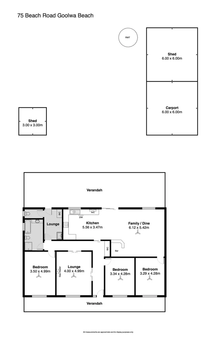 Floorplan of Homely house listing, 75 Beach Road, Goolwa SA 5214