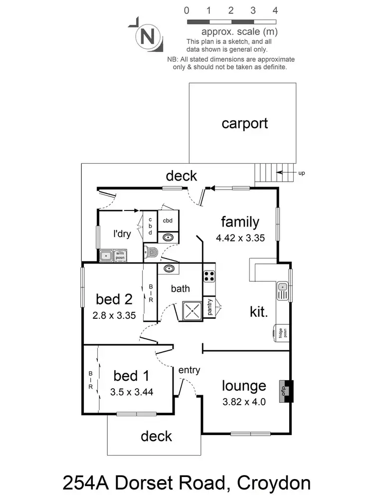 Floorplan of Homely house listing, 254A Dorset Road, Croydon VIC 3136