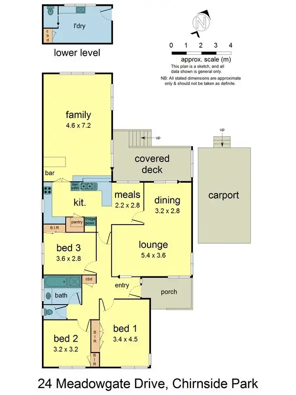 Floorplan of Homely house listing, 24 Meadowgate Drive, Chirnside Park VIC 3116