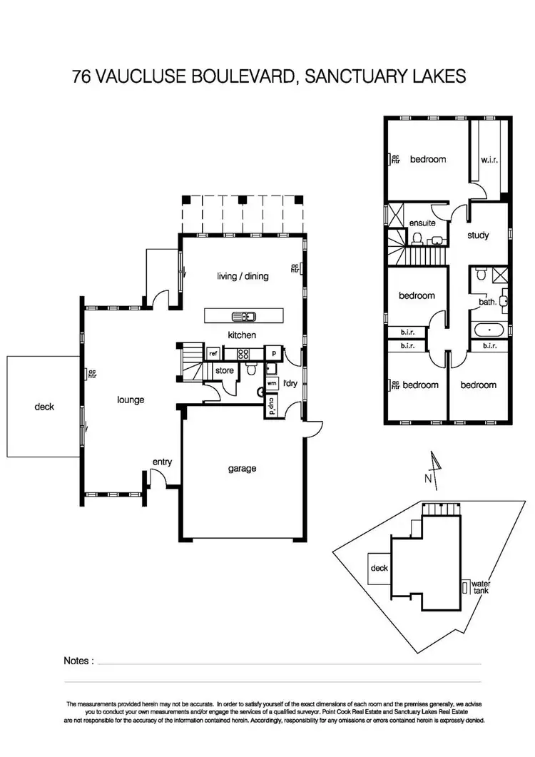 Floorplan of Homely house listing, 76 Vaucluse Boulevard, Sanctuary Lakes VIC 3030