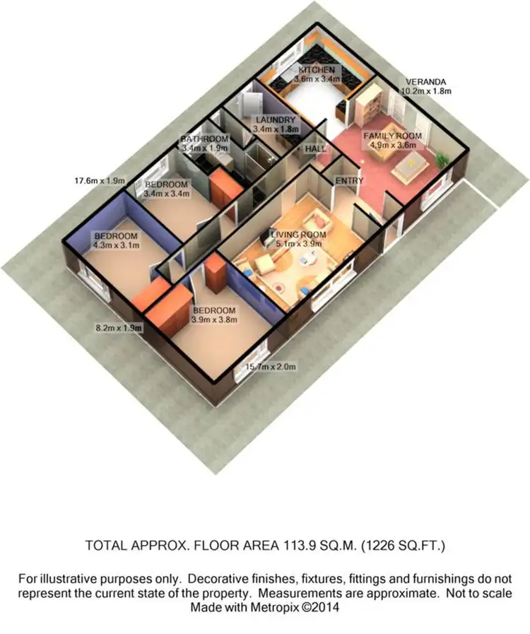 Floorplan of Homely rural property listing, 39 Rosengren Lane, Stanley VIC 3747