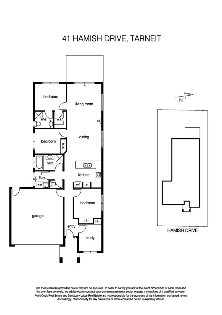 Floorplan of Homely house listing, 41 Hamish Drive, Tarneit VIC 3029