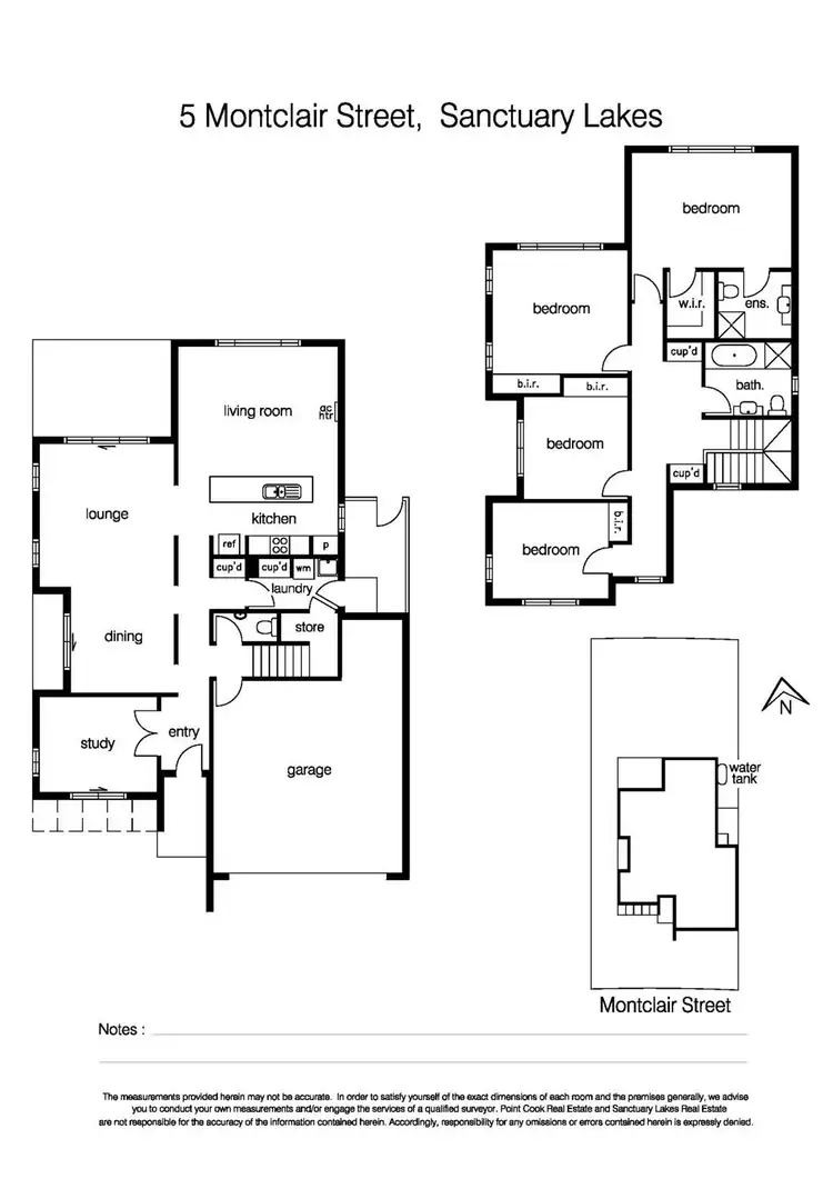 Floorplan of Homely townhouse listing, 5 Montclair Street, Sanctuary Lakes VIC 3030