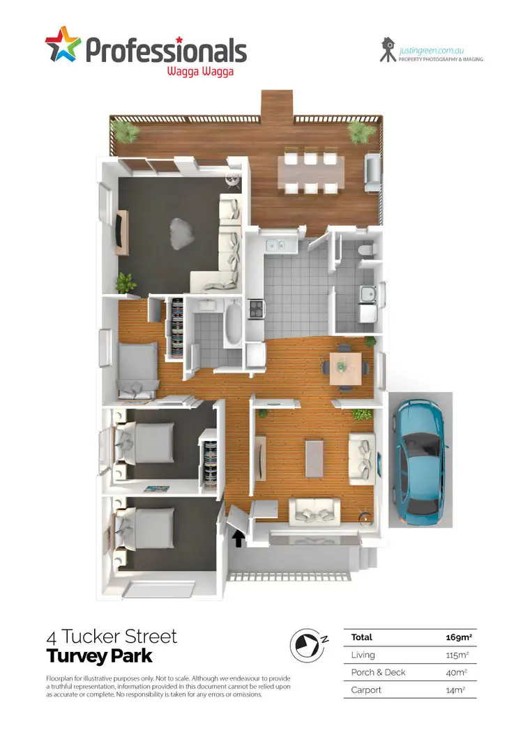 Floorplan of Homely house listing, 4 Tucker Street, Turvey Park NSW 2650