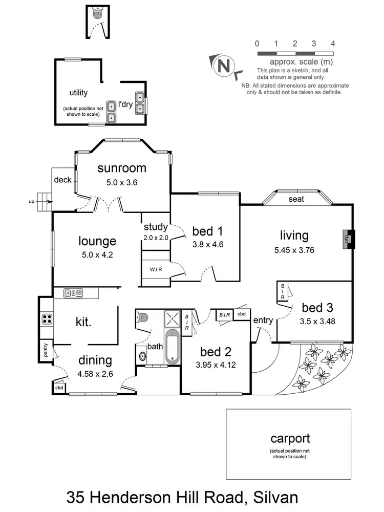 Floorplan of Homely house listing, 35 Henderson Hill Road, Silvan VIC 3795